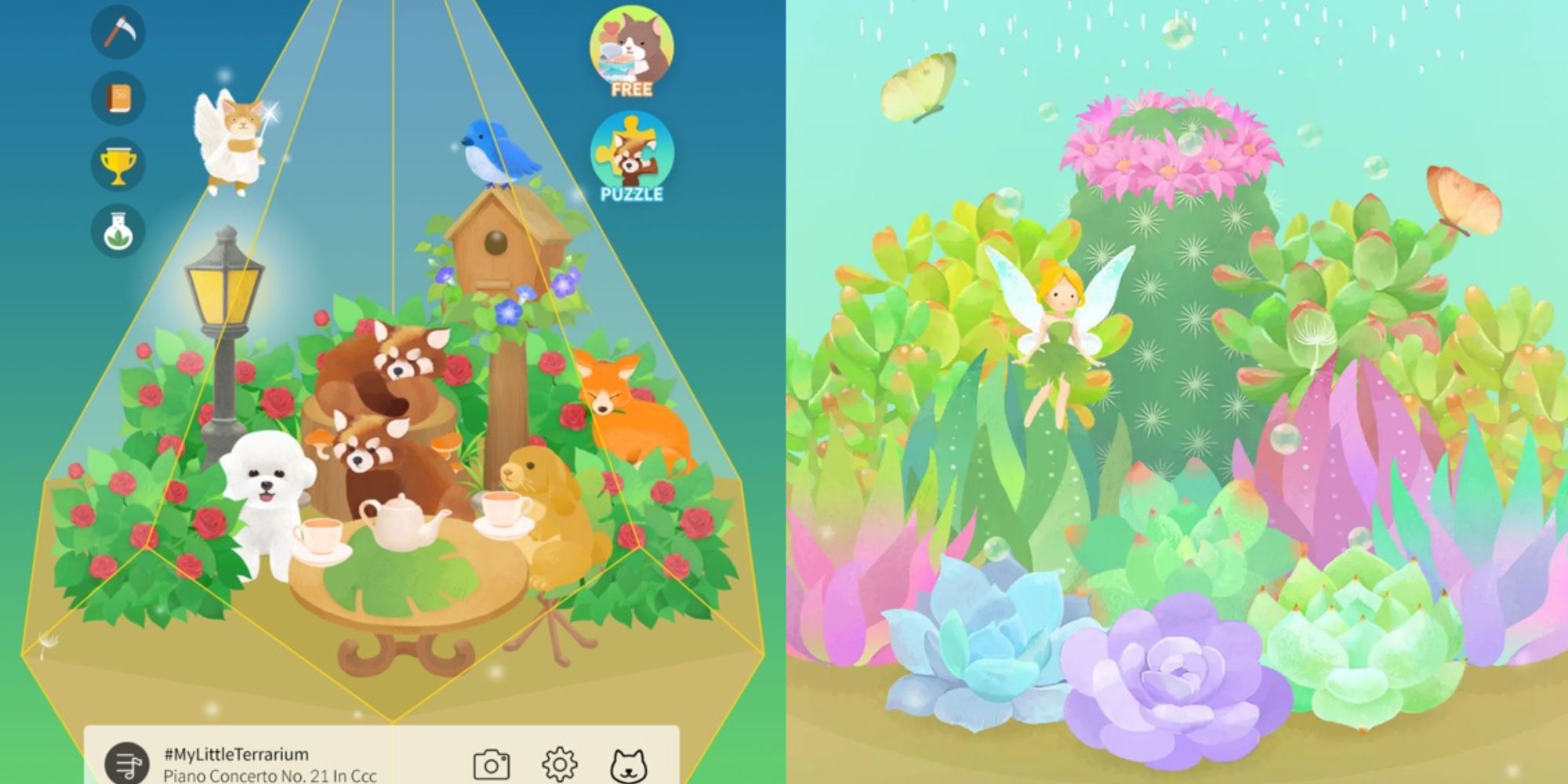 My Little Terrarium Mobile Game Examples