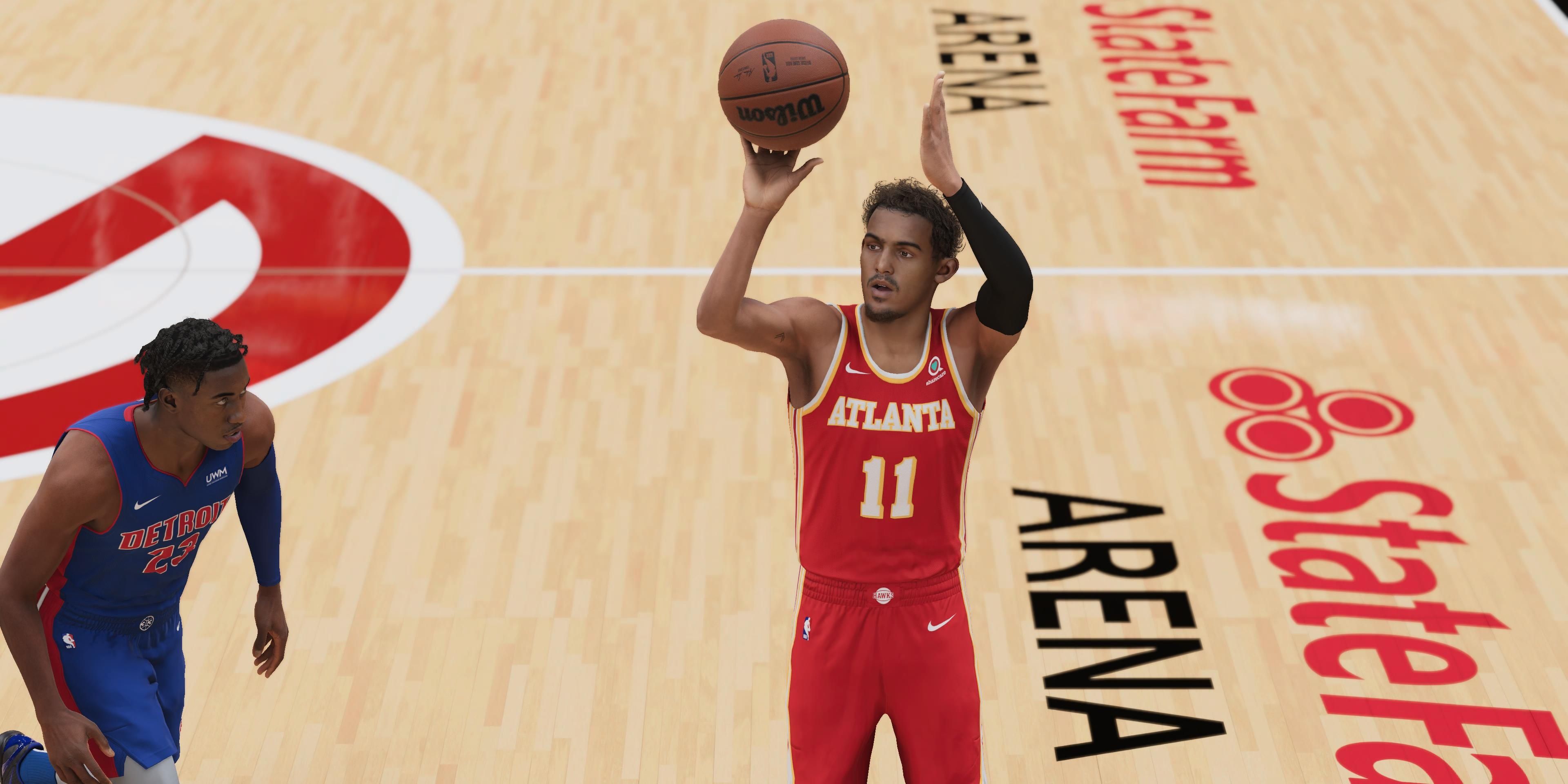 trae young shooting in NBA 2K23