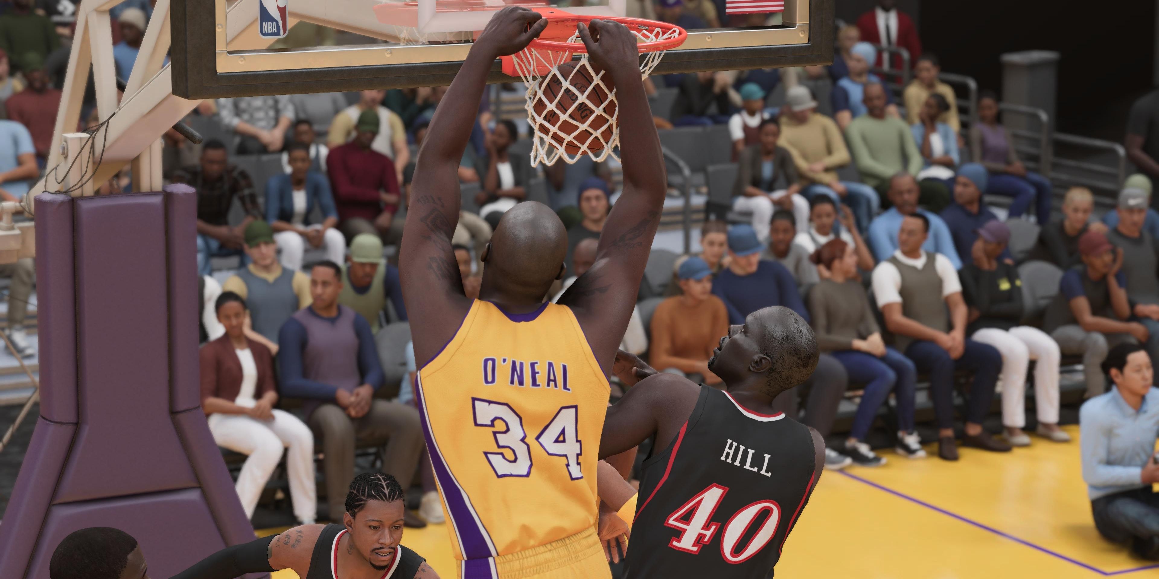 shaquille o'neal dunking