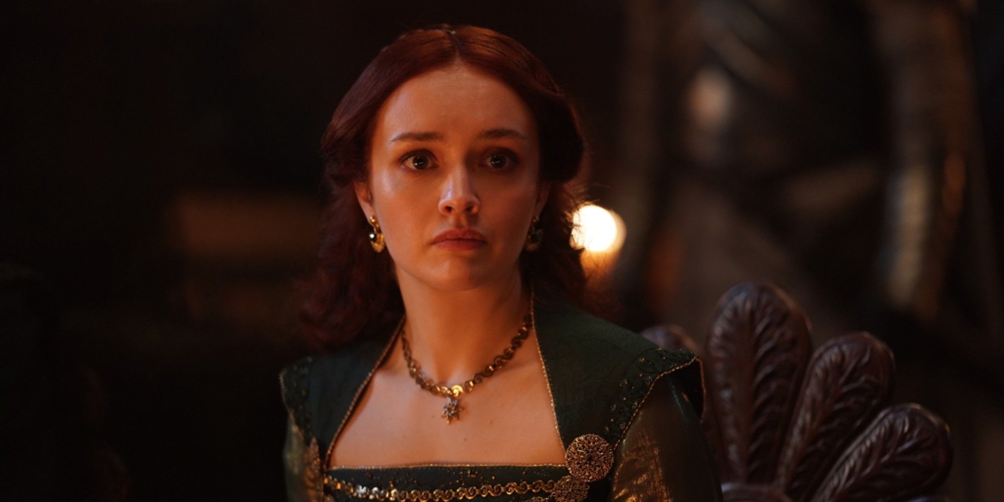 Olivia Cooke as Alicent in House of the Dragon
