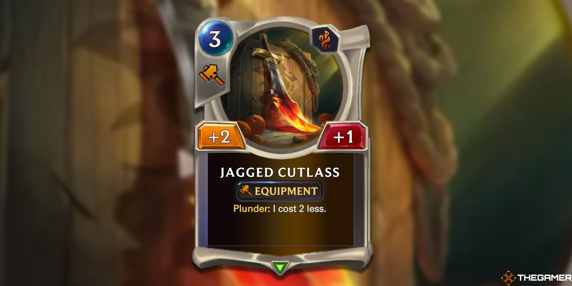 Jagged Cutlass Card Legends Of Runeterra