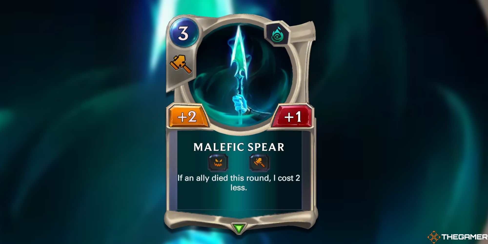 Malefic Spear Card Legends Or Runeterra