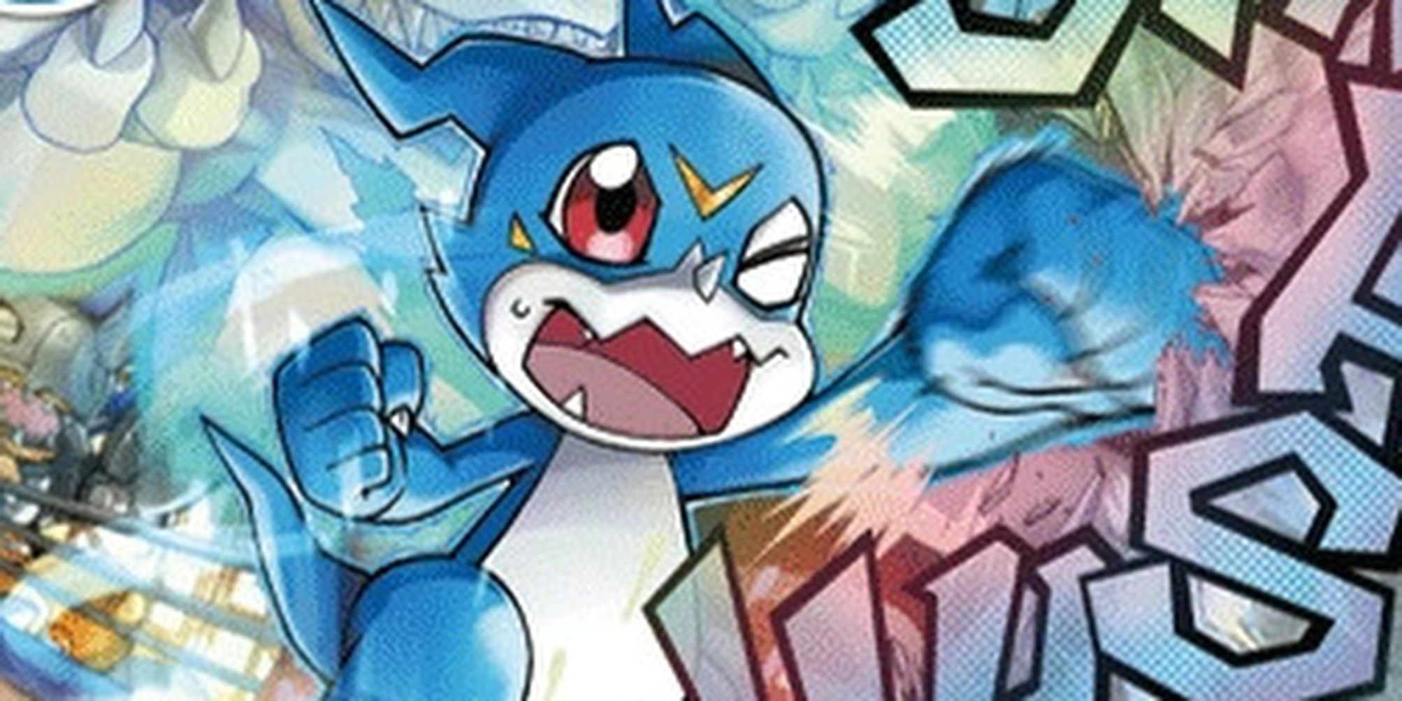 blue memory boost cropped with veemon from digimon tcg