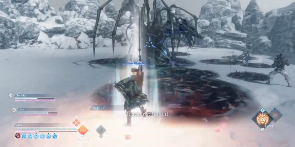 Paladin Jack Using Holy Fang During Battle In Stranger Of Paradise Final Fantasy Origin
