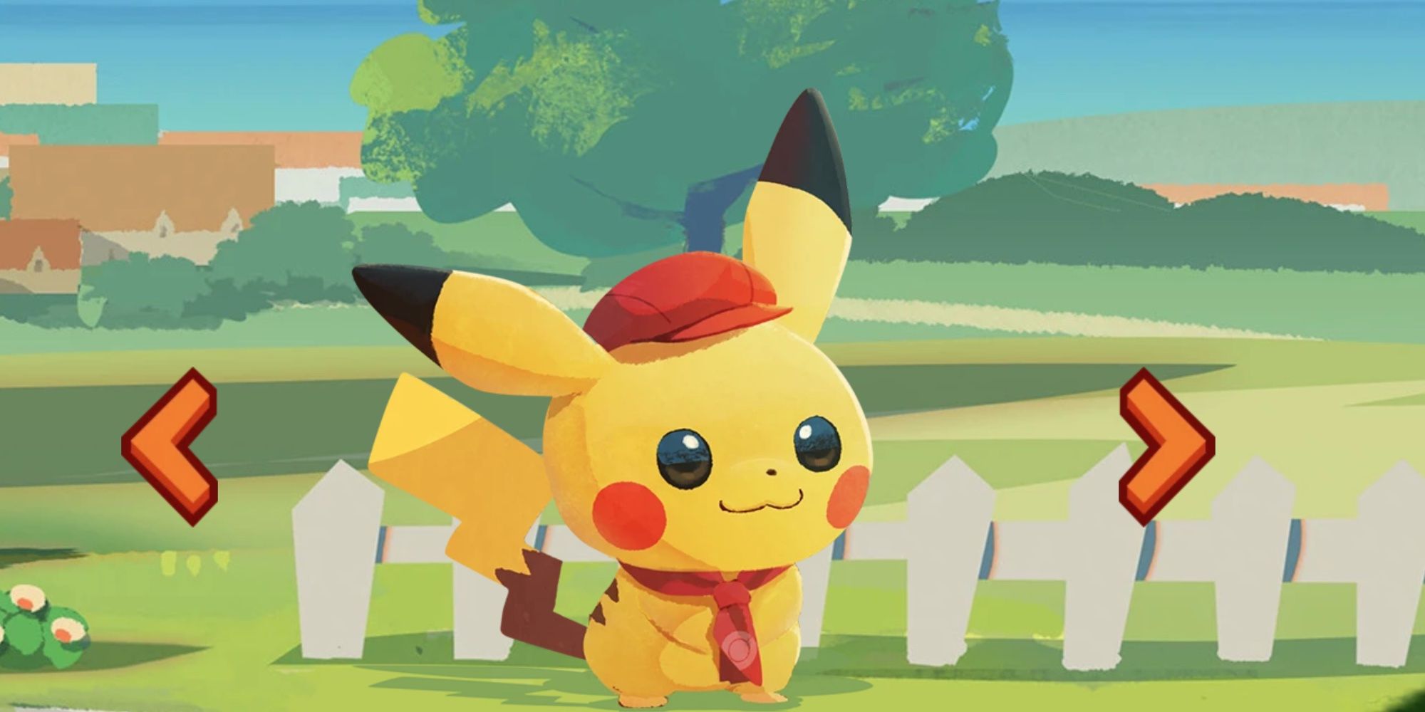 Pikachu from Pokemon Cafe Remix