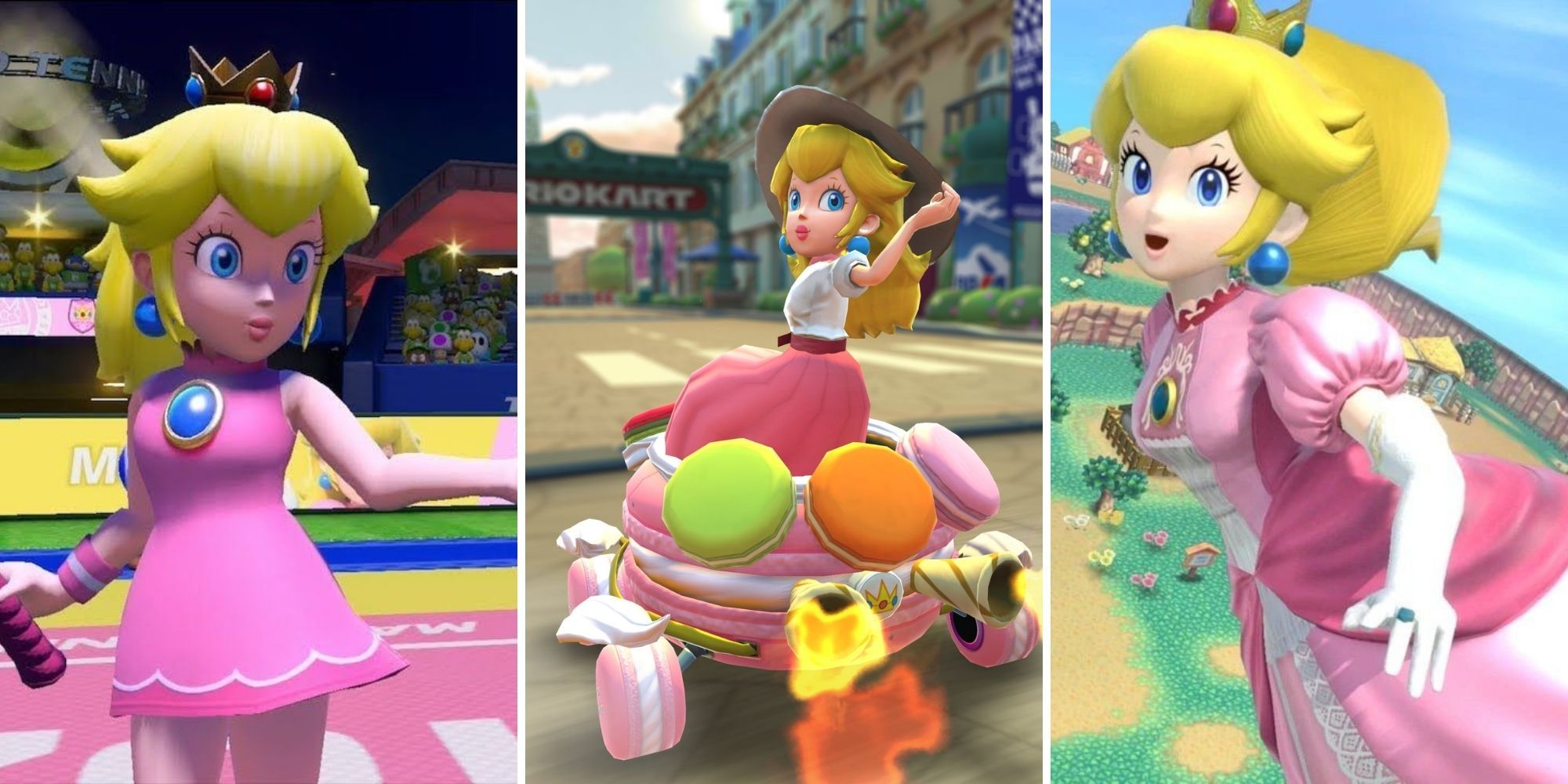 Every Super Mario Game Where You Can Play As Princess Peach 