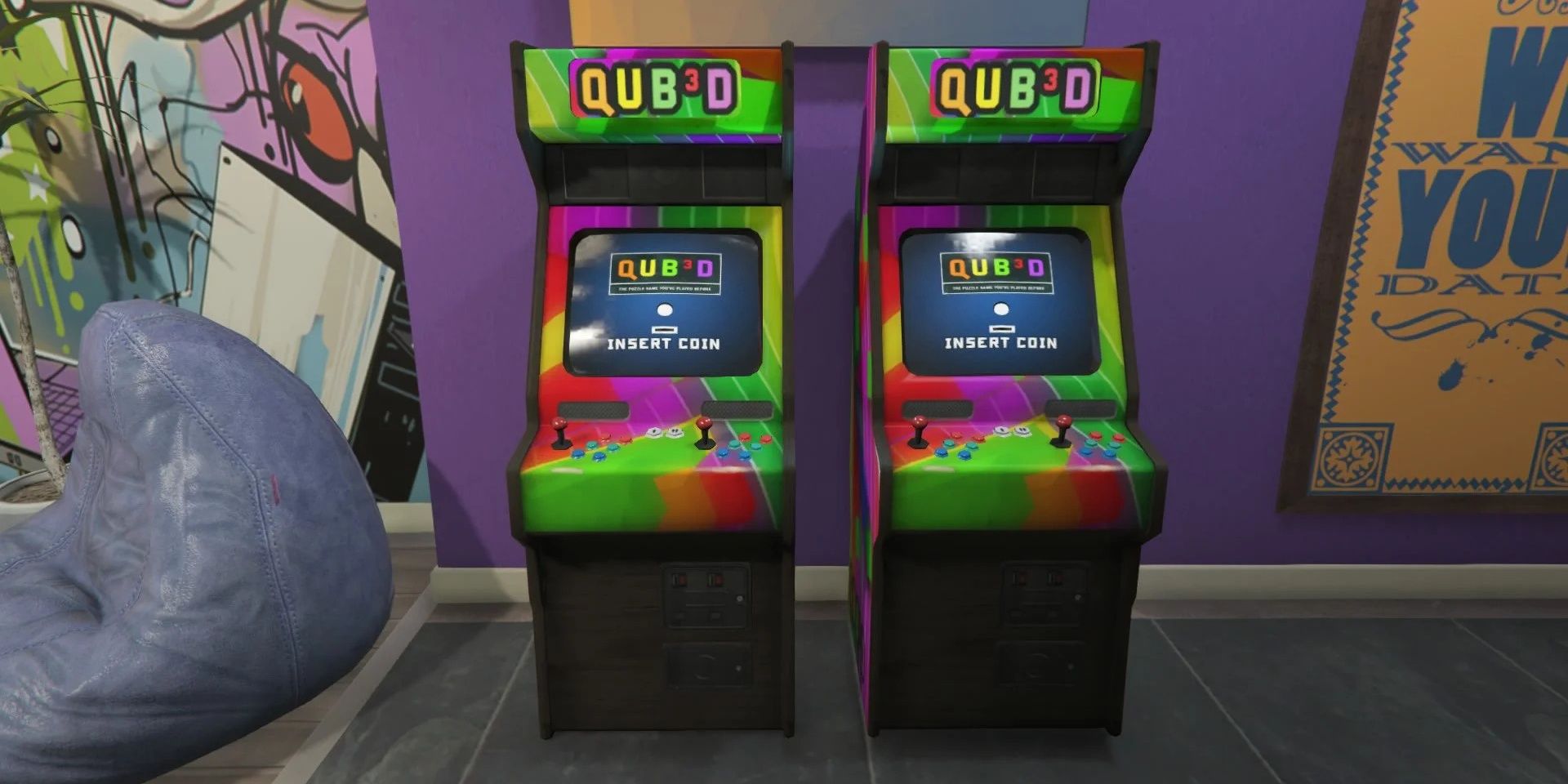 Qub3d arcade games in GTA V