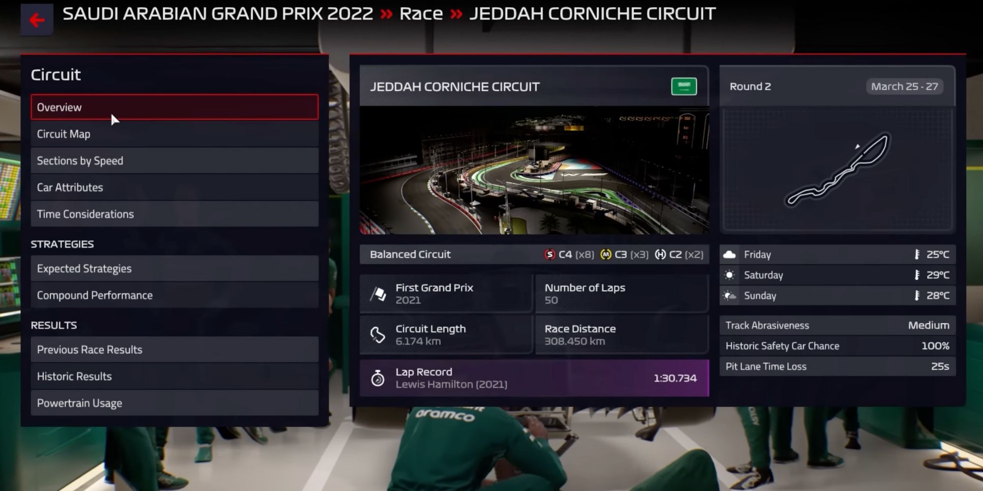 Researching in F1 Manager 2022