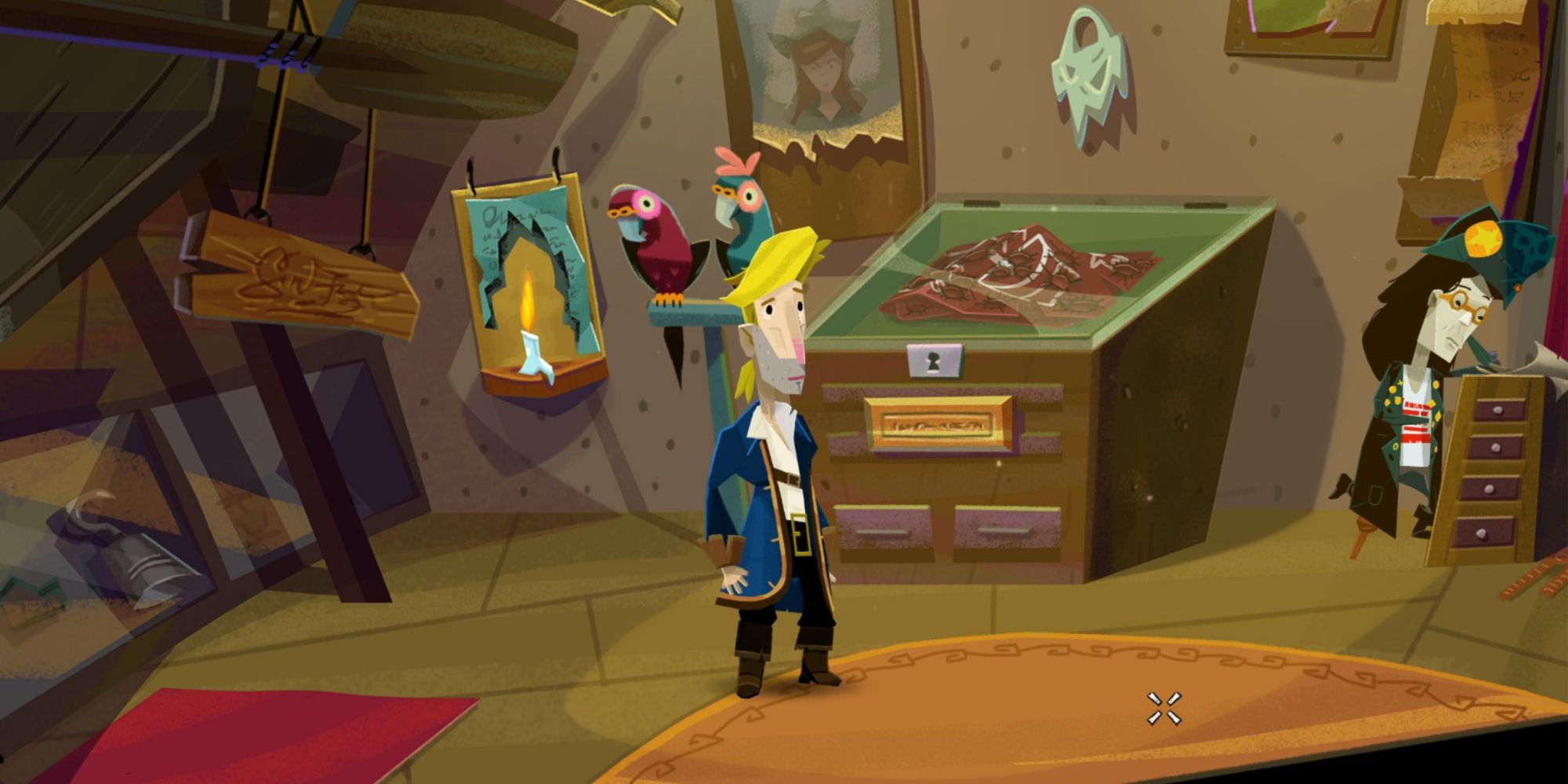 Return to Monkey Island Museum with the flag