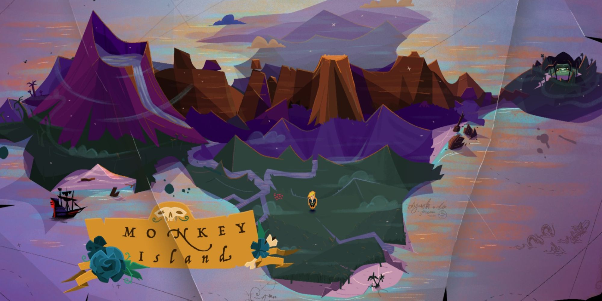 Return to Monkey Island overworld map
