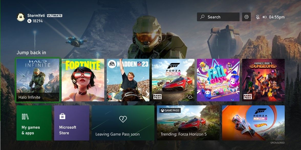 Xbox New UI