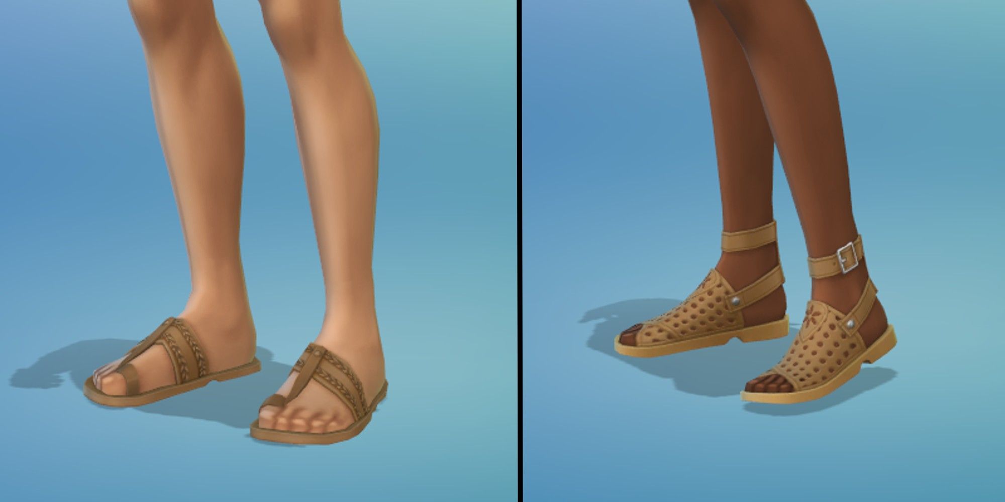 Sims 4: Fashion Steet Kit, Unisex Shoes with default swatches, in the CAS Screen