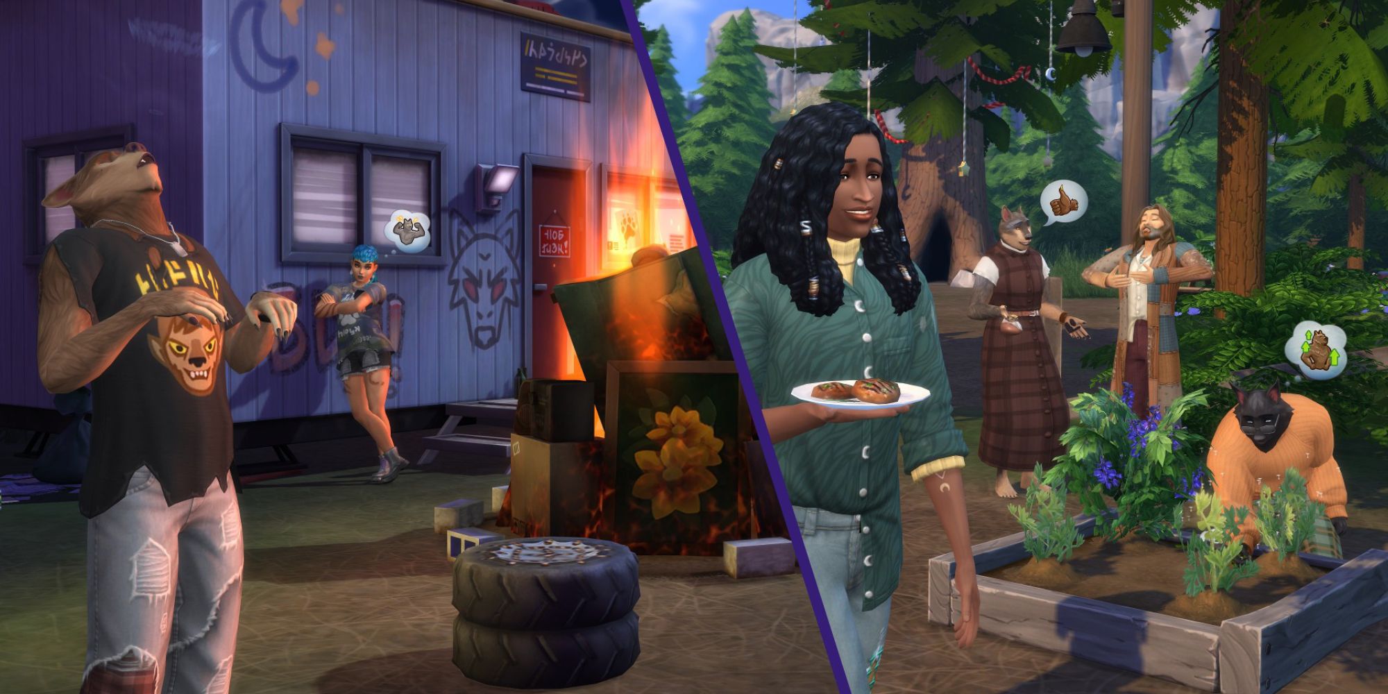 Sims 4 werewolf overview ea image header