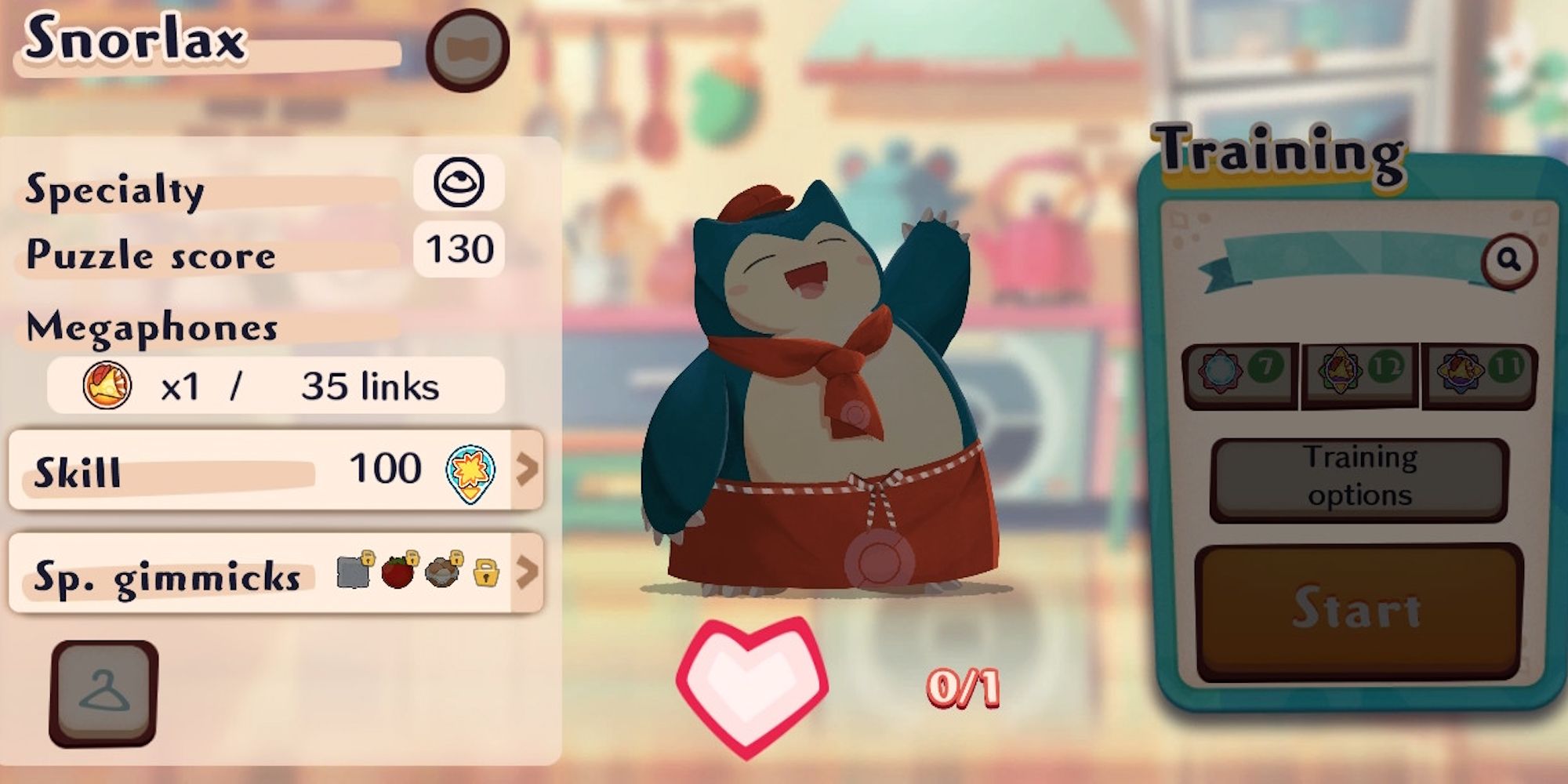 Snorlax from Pokemon Cafe Remix