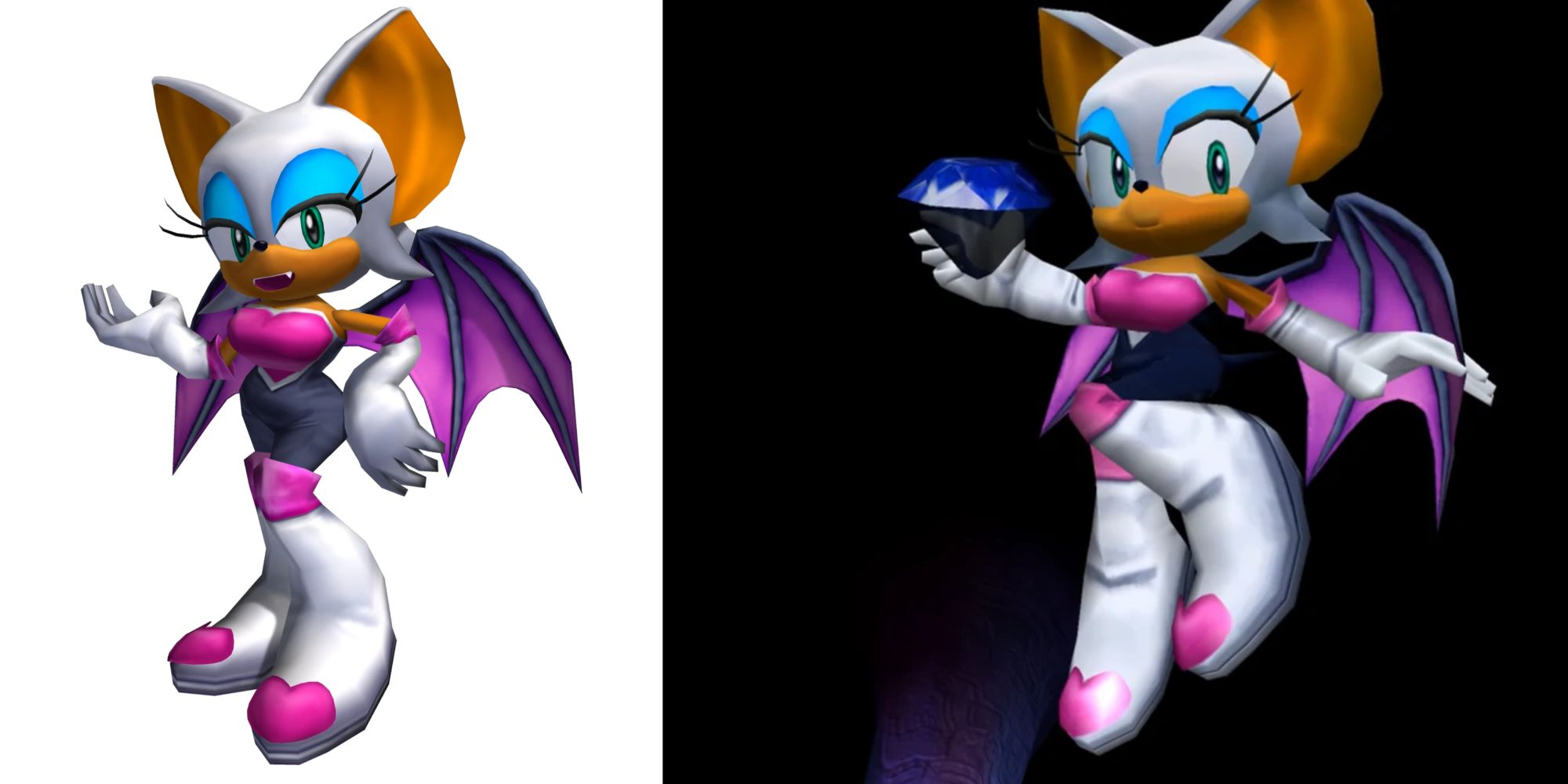 Sonic Adventure 2 Rouge the Bat 3D Model