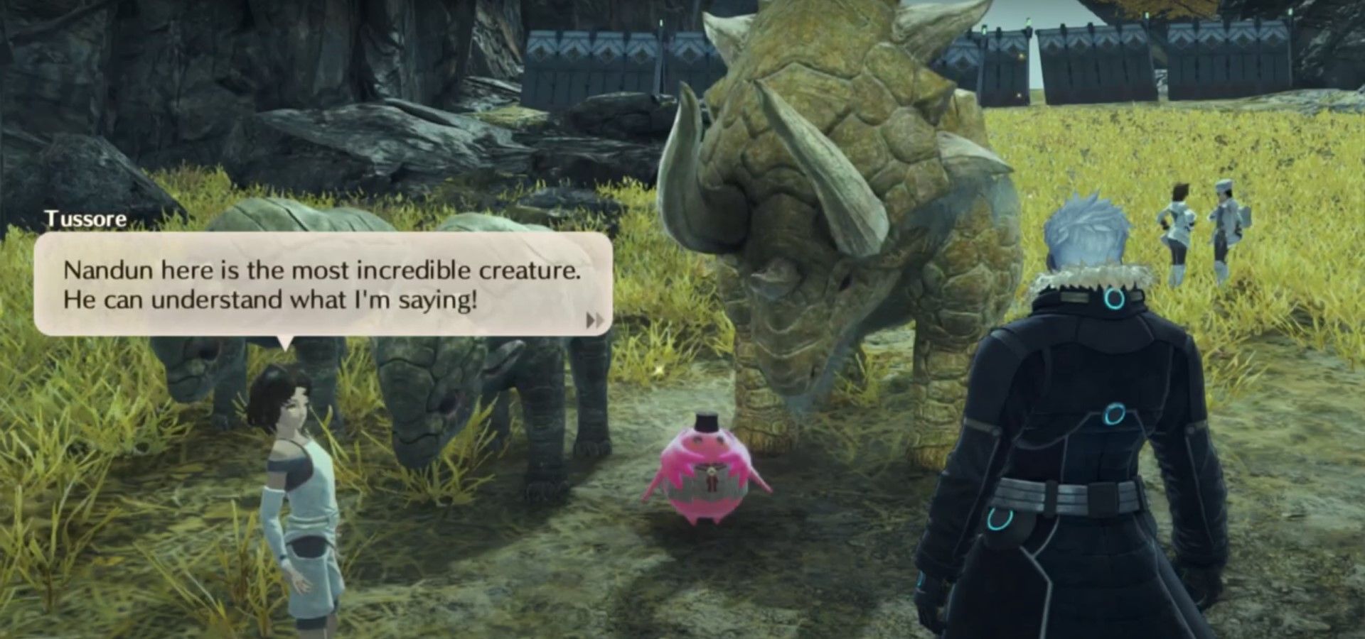 Tussore speaking about the special Ardun in Xenoblade Chronicles 3.