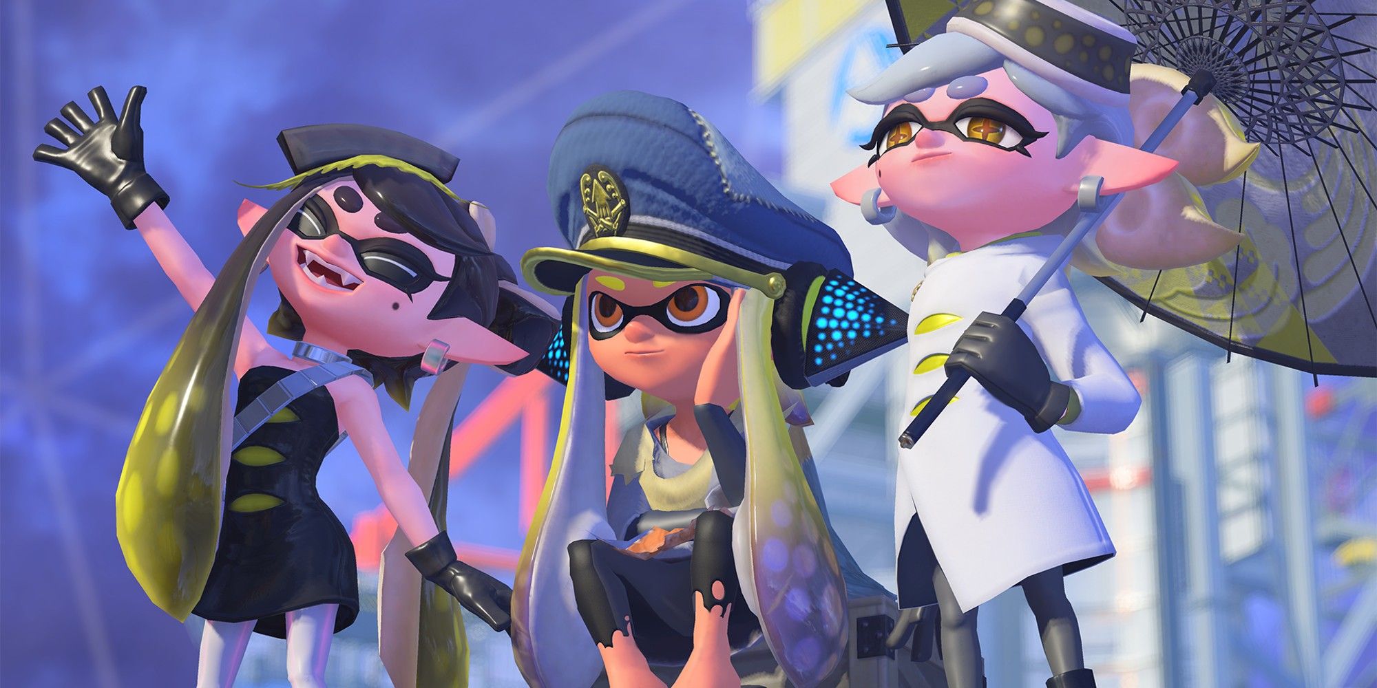 Splatoon 3 Callie and Marie and the player