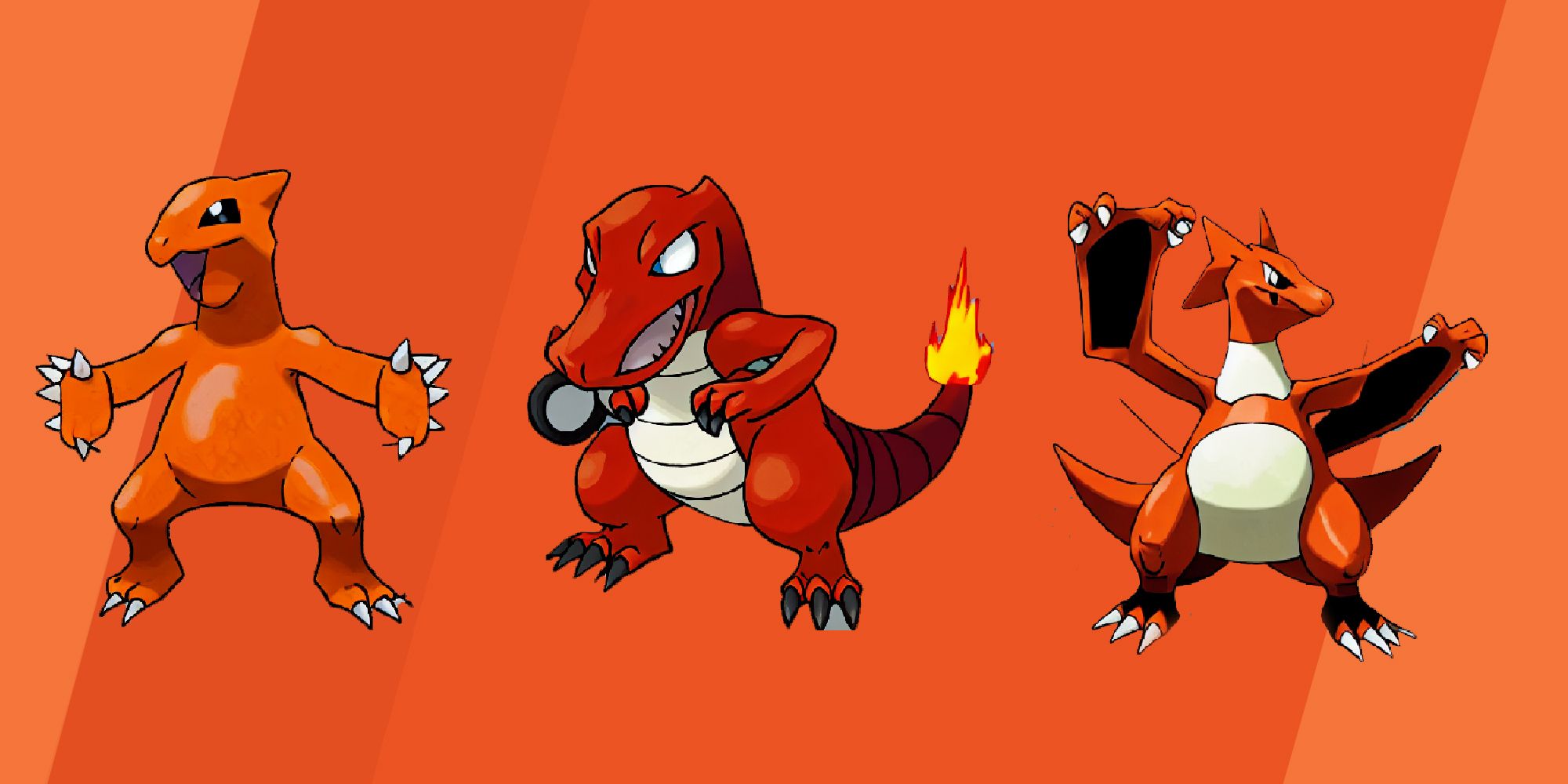 AI Pokemon Charmander, Charmeleon, Charizard