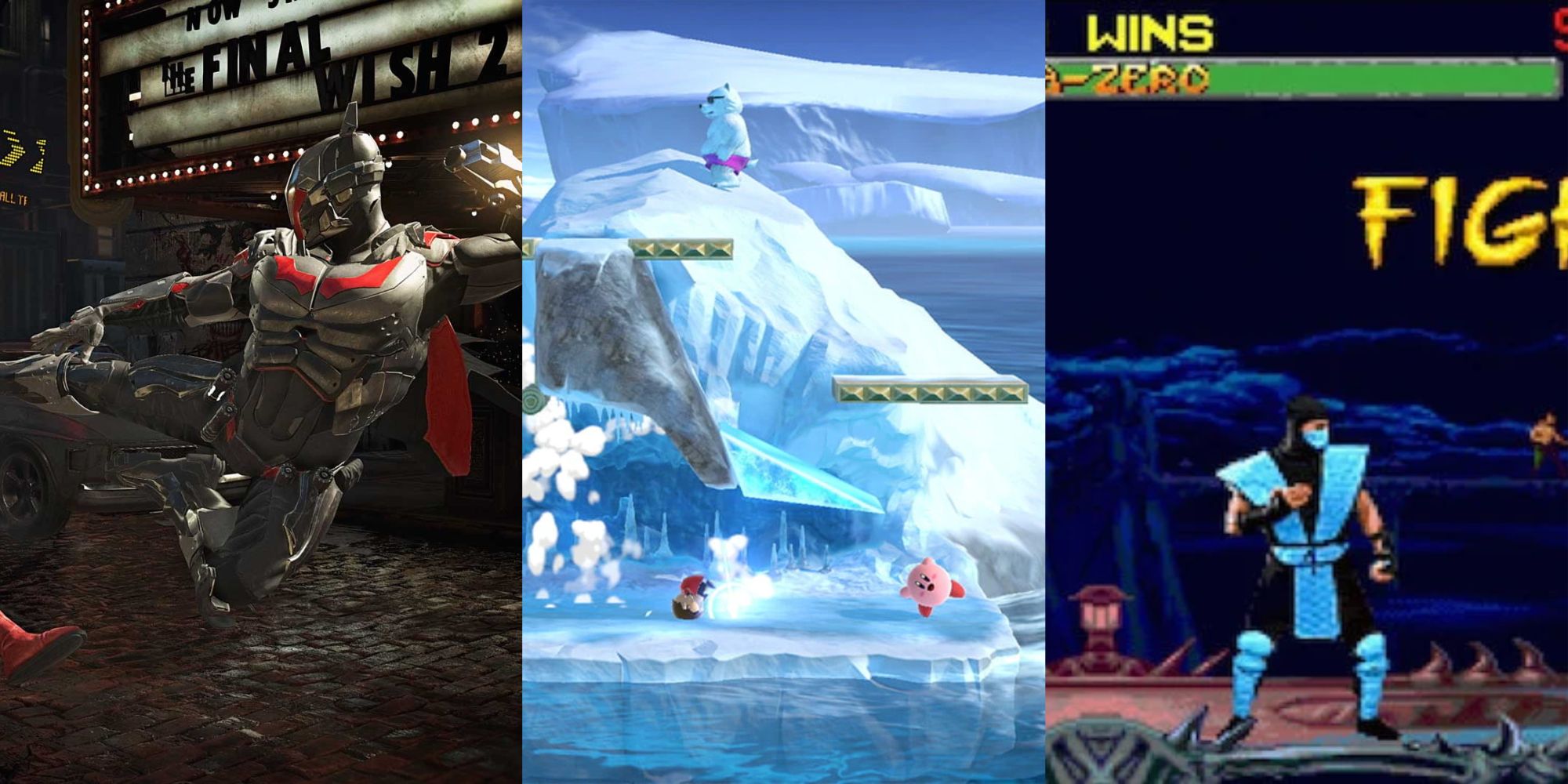 Fighting Game Stages Featured - Injustice 2, Super Smash Bros., Mortal Kombat