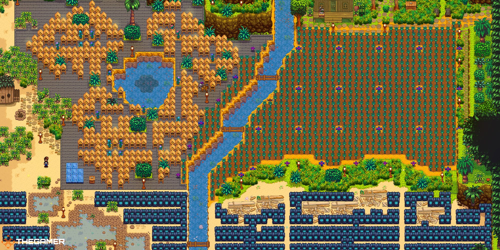 a ginger island farm made for honey stardew valley farm layout best farm layouts