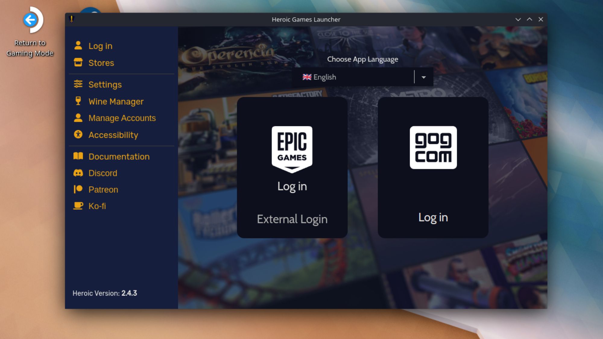 Steam deck epic games. Epic games Launcher. Heroic games Launcher. Подготовка программы запуска Epic games.