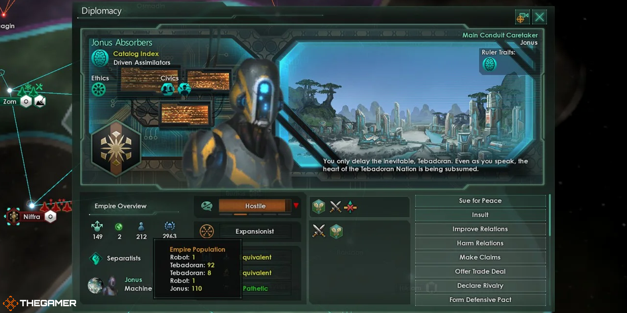 Stellaris - Diplomacy with Robot Race