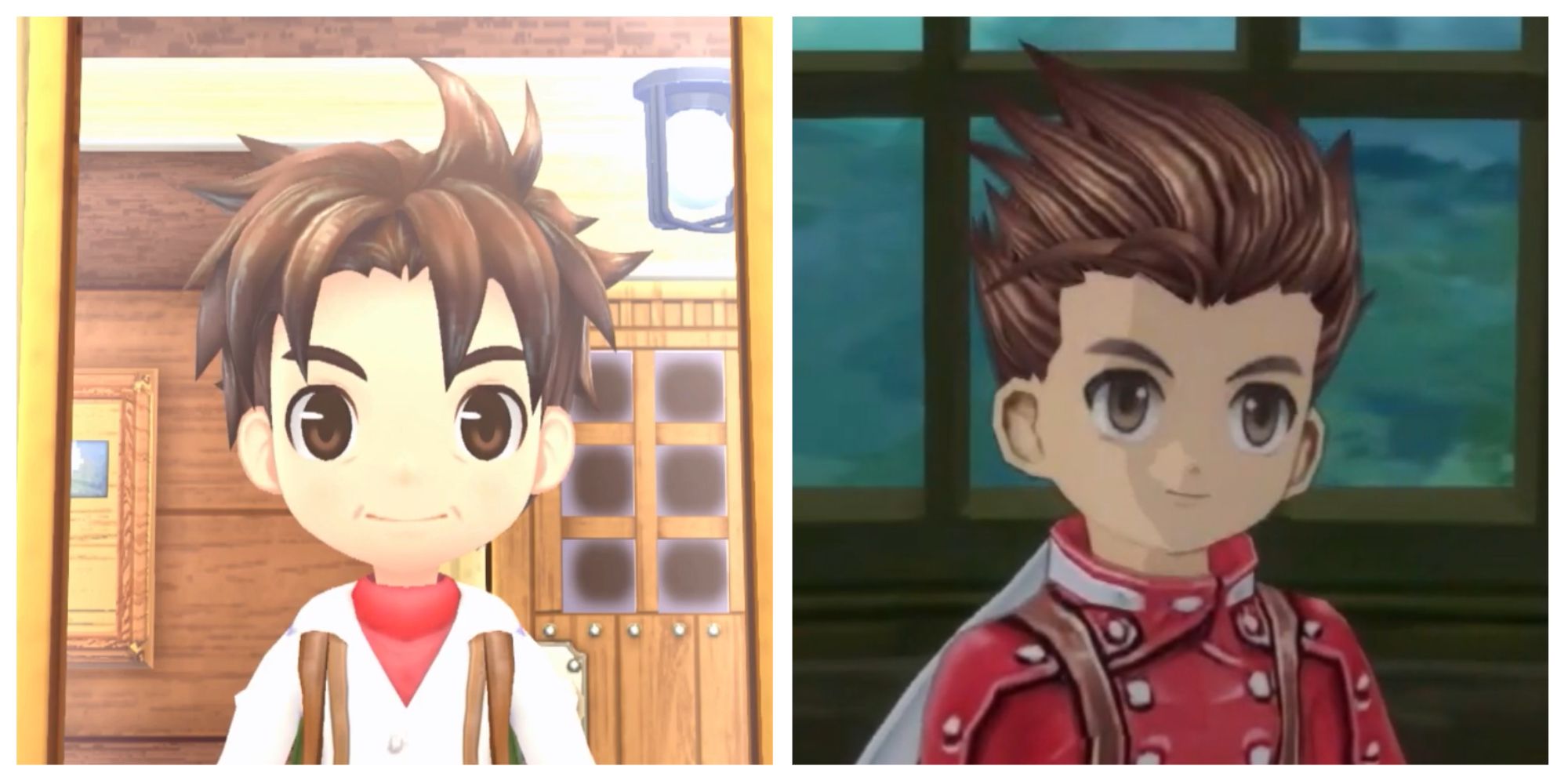 The main character from Story of Seasons: A Wonderful Life and Tales Of Symphonia Remastered's Lloyd