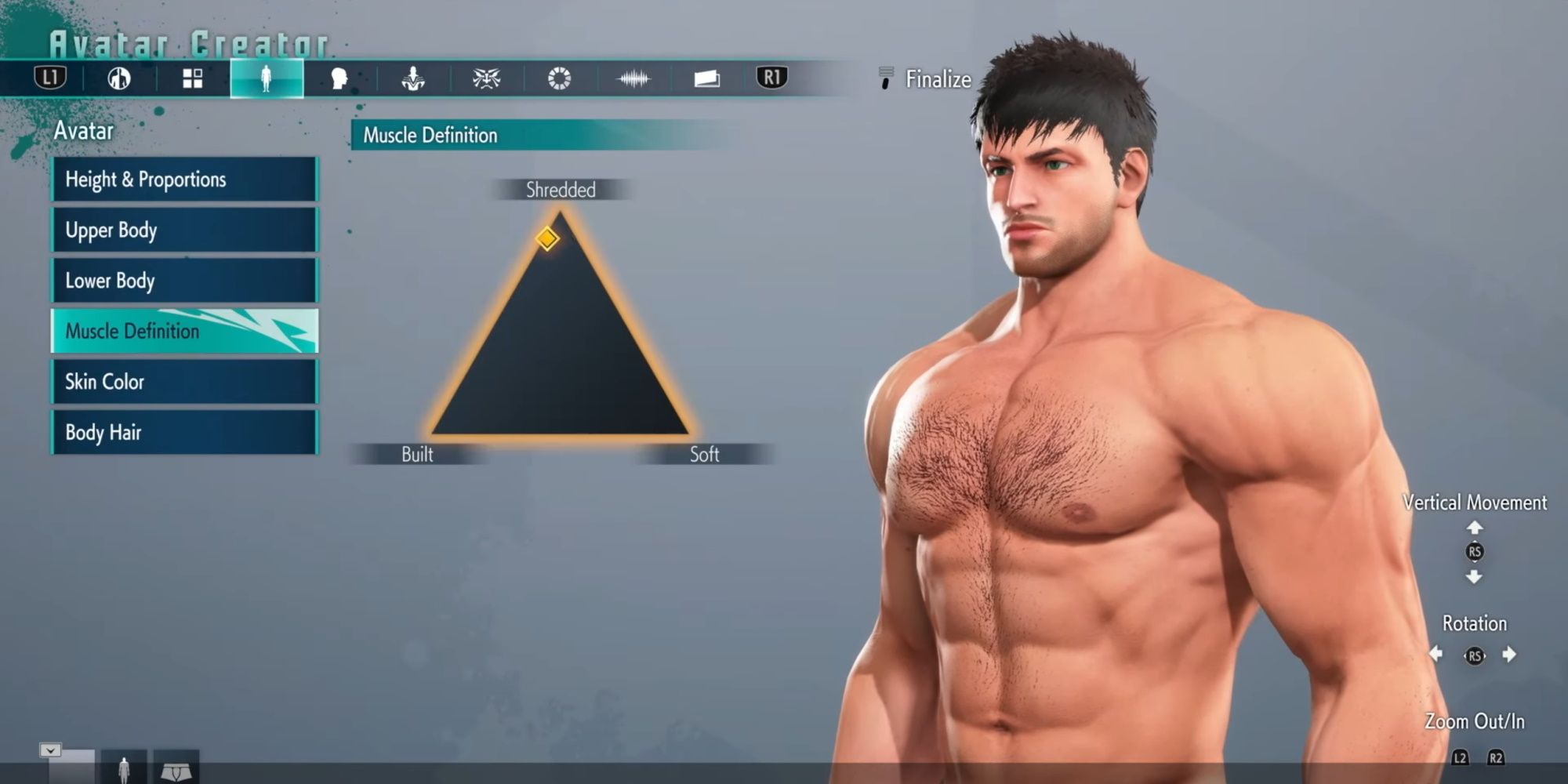 Street Fighter 6 has a character creator, and of course it has muscle  sliders