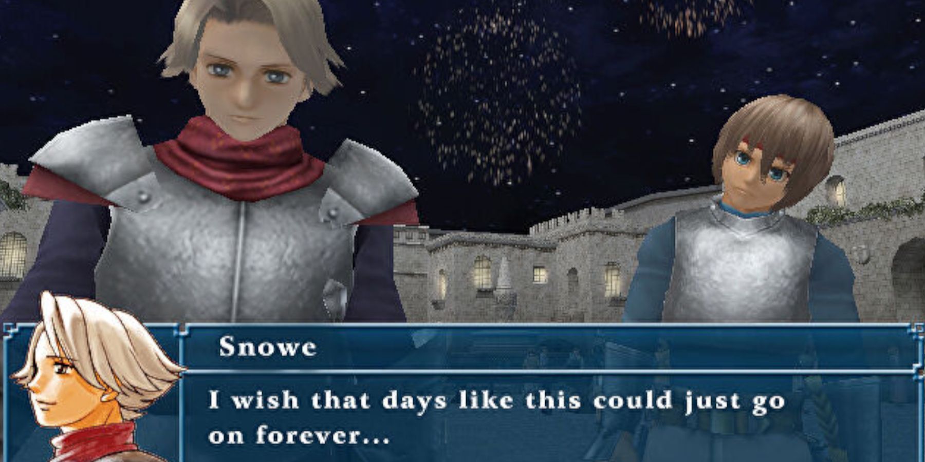 Suikoden 4 Snowe and Lazlo