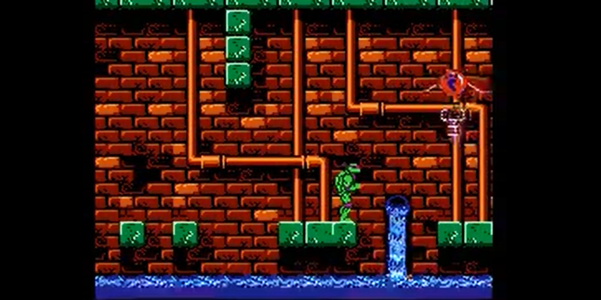 Teenage Mutant Ninja Turtles CC Dam Level Screenshot