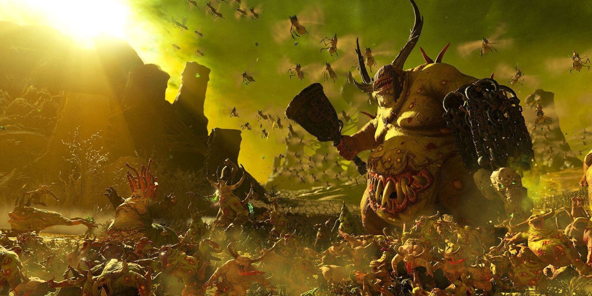 Total War 3 Nurgle Army on The March