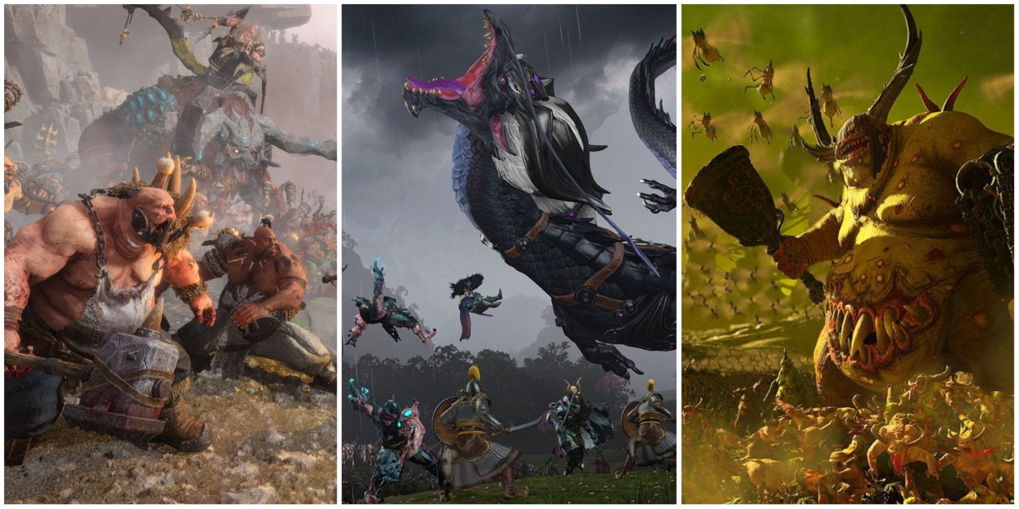 Total War Warhammer 3 Best Mods Split Image Of Gameplay Battles