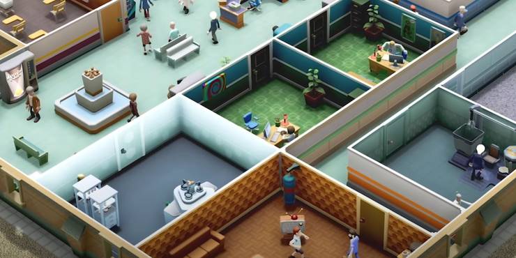 Two Point Hospital Multiple Rooms With Patients