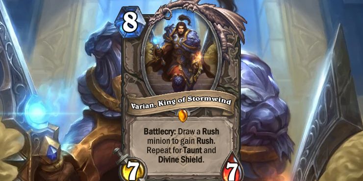 Hearthstone Varian King Of Stormwind Card