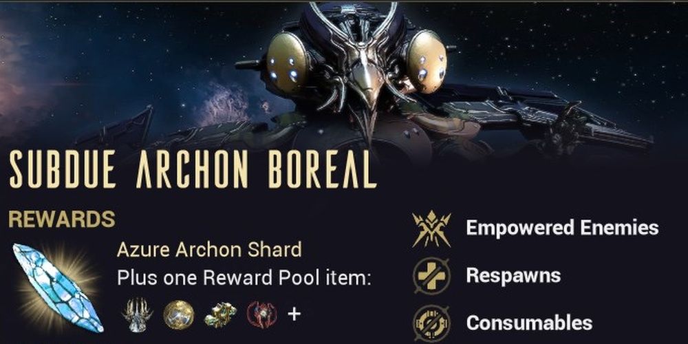 Warframe Archon Hunt Against Boreal