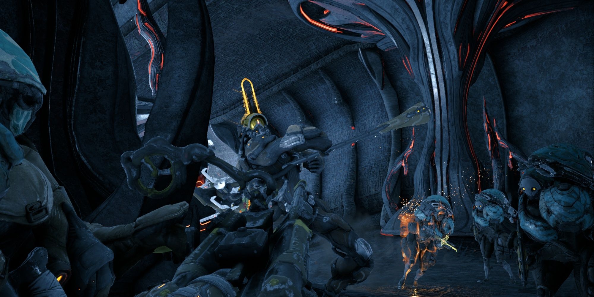 Warframe Prison Break Wolf Fight