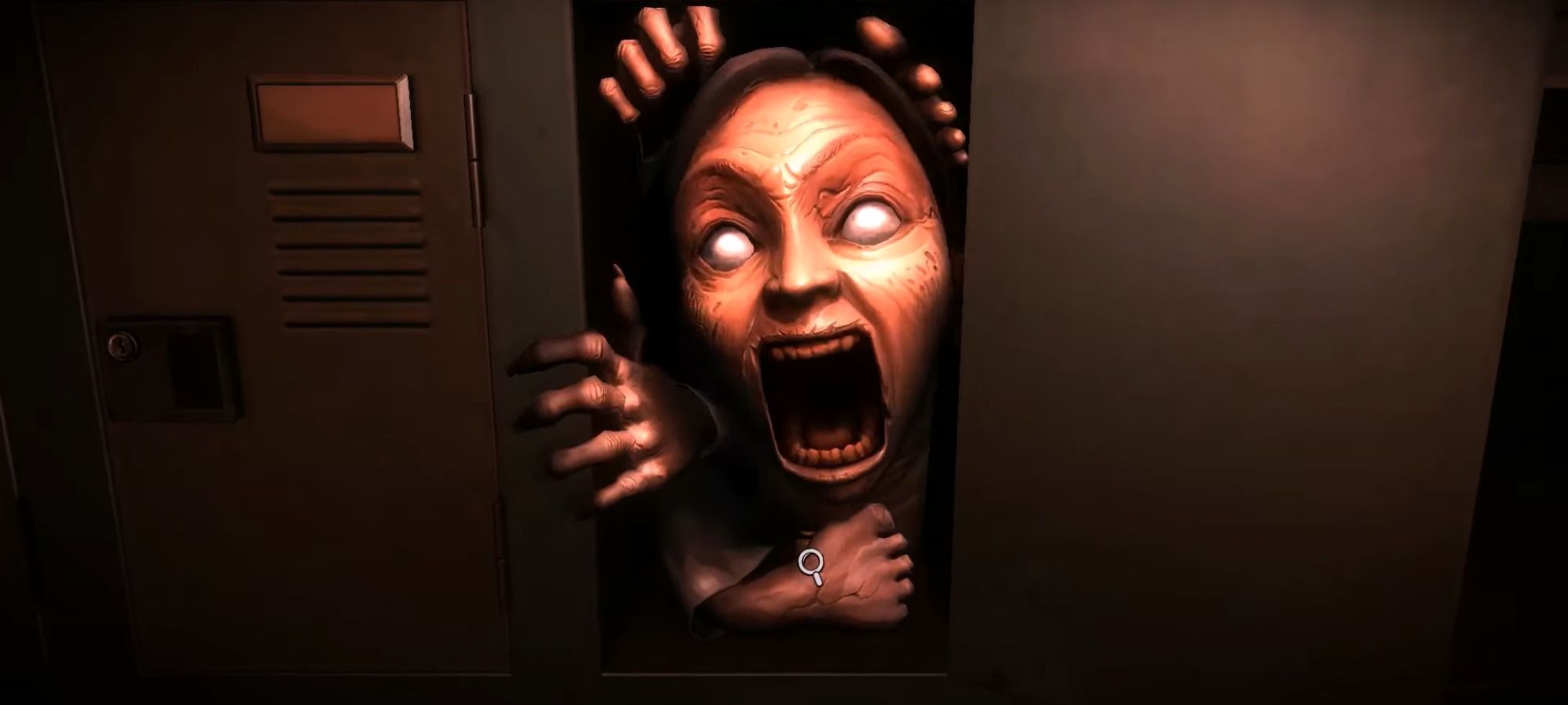 Woman-in-the-locker jumpscare from White Day: A Labyrinth Named School
