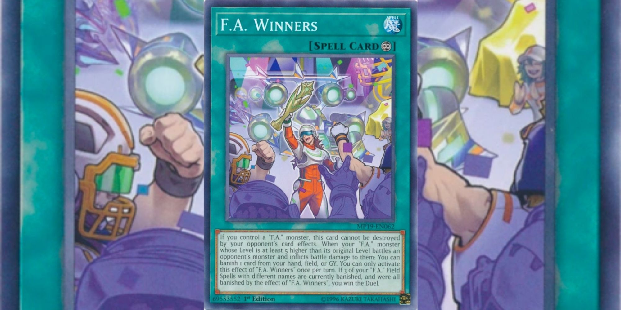 F.A. Winners card in Yu-Gi-Oh!