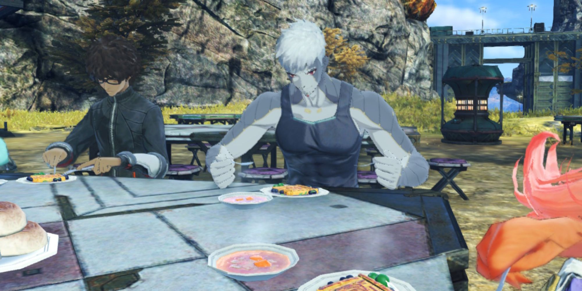 The Sunny-Style Fish Pie Meal in Xenoblade Chronicles 3