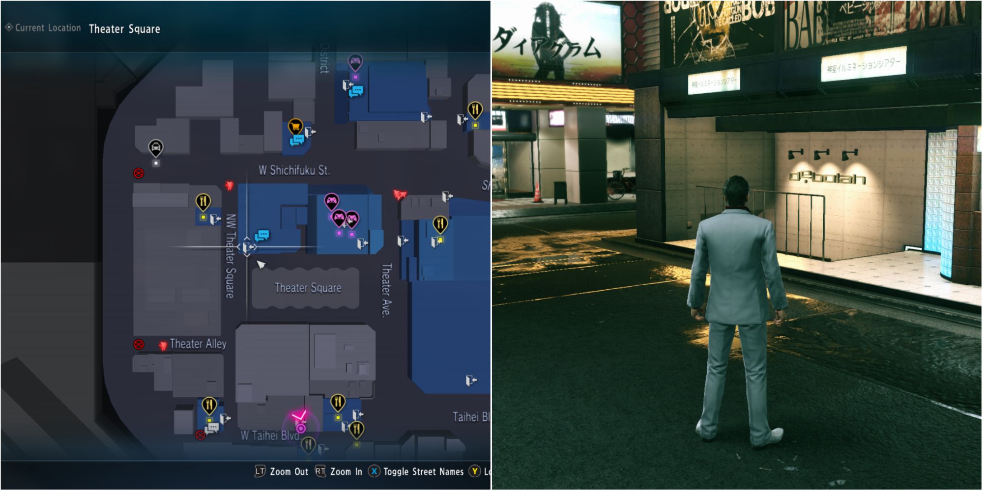 Yakuza Kiwami 2 Split Image Debolah Club