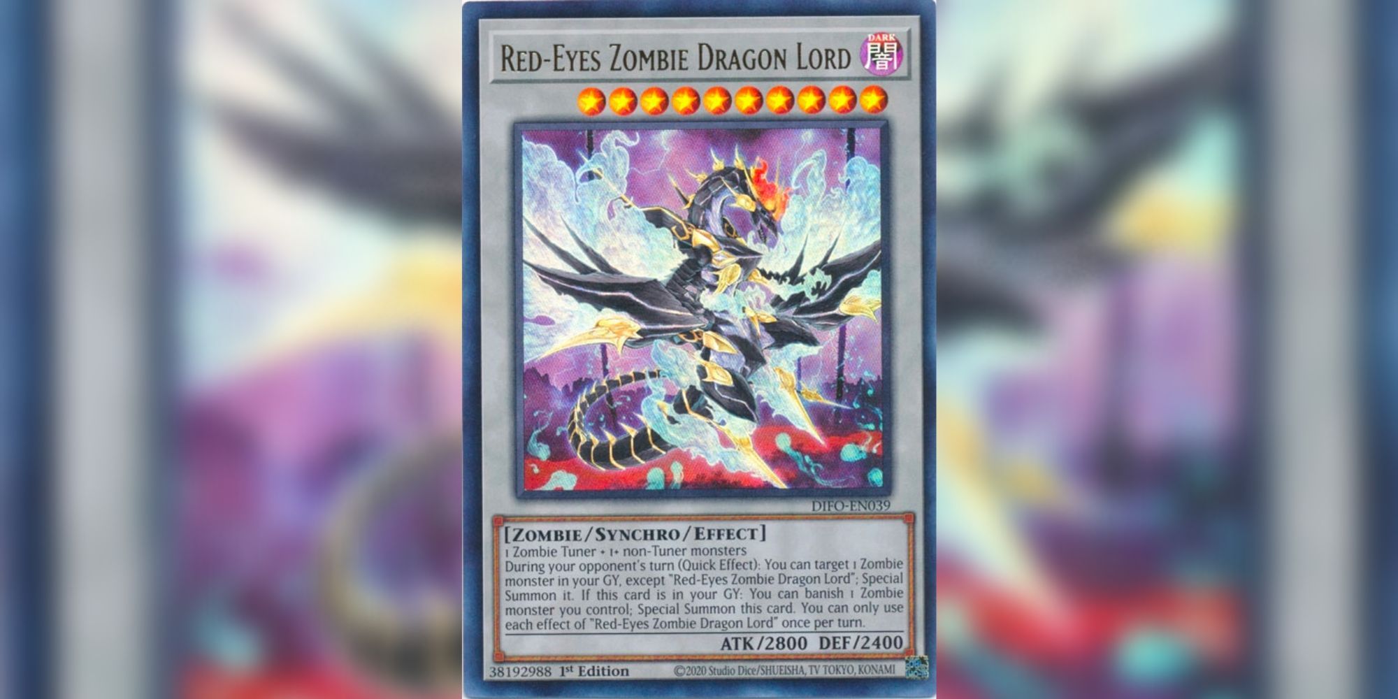 Red-Eyes Zombie Dragon Lord in Yu-Gi-Oh!