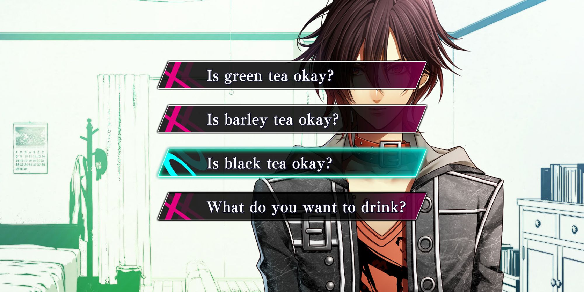 choosing which tea option you want