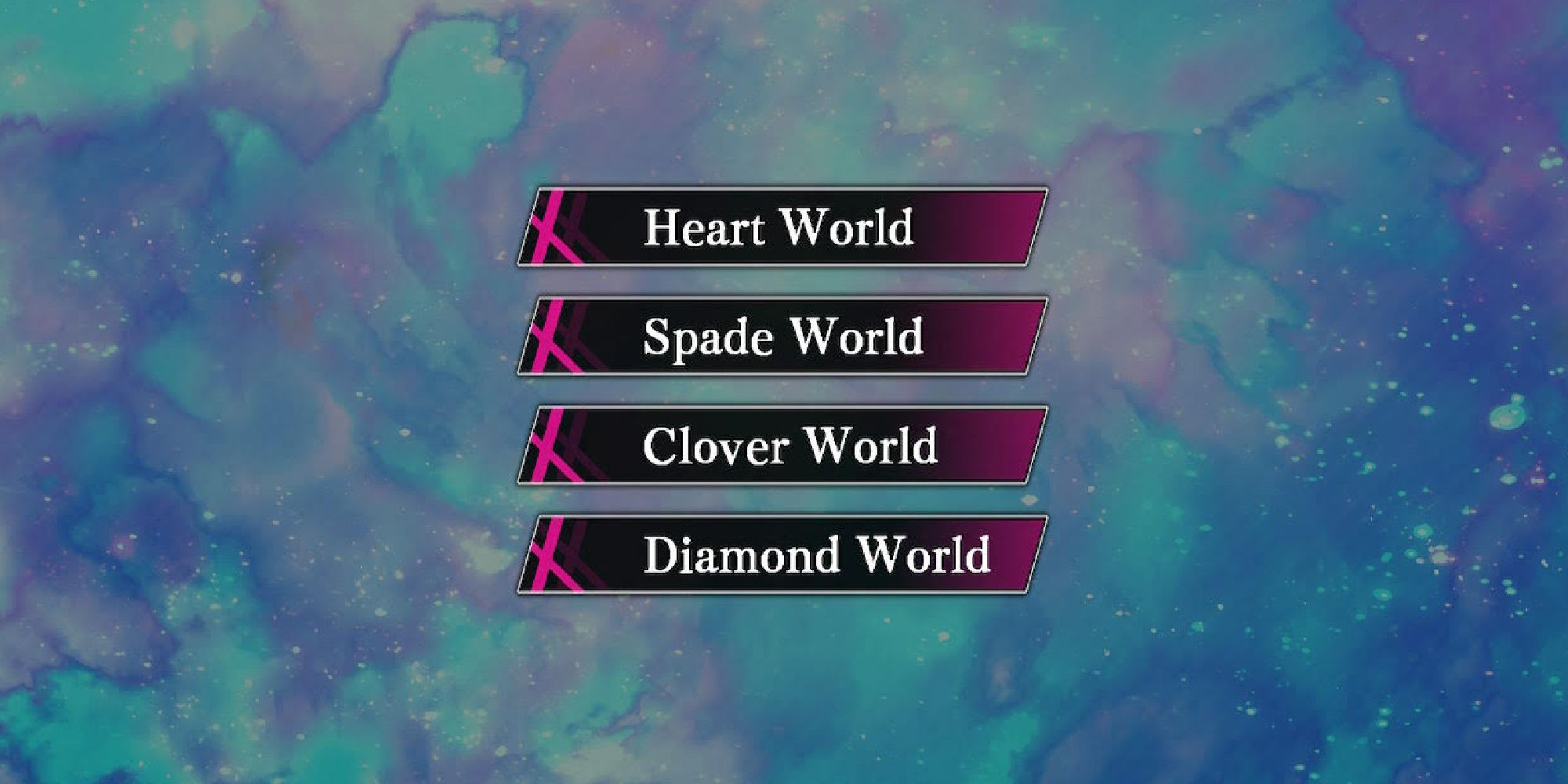 world selection screen