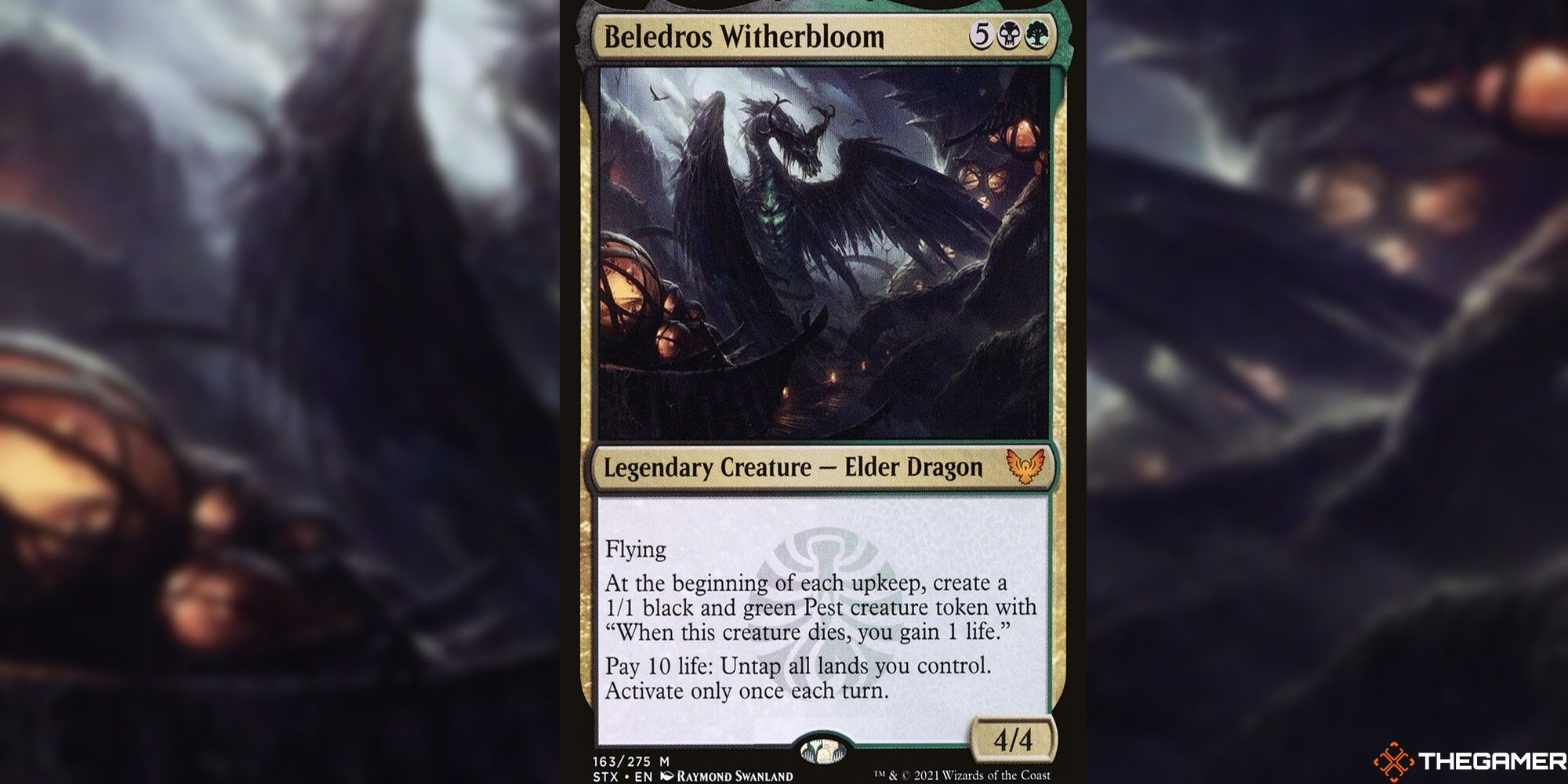 beledros witherbloom full card and art background