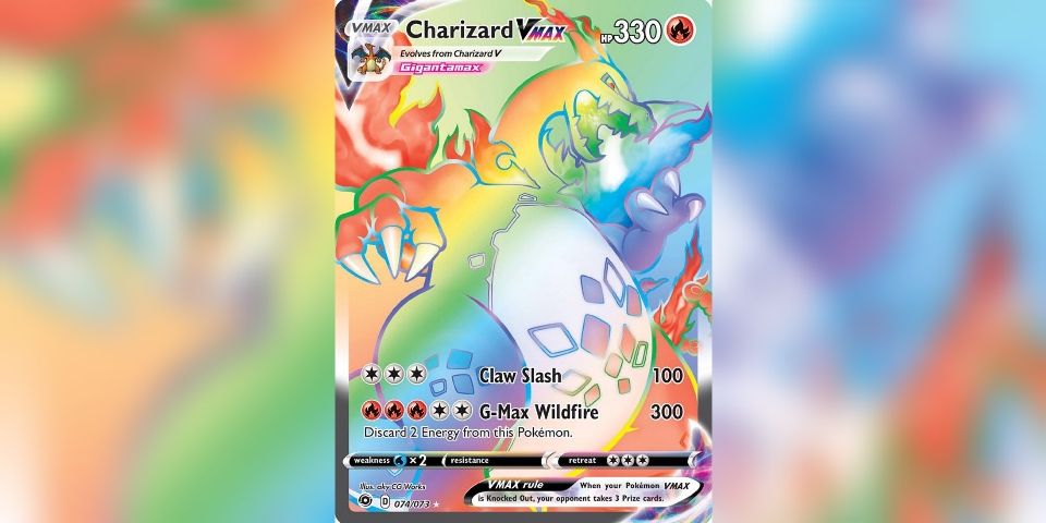 charizard vmax rainbow rare