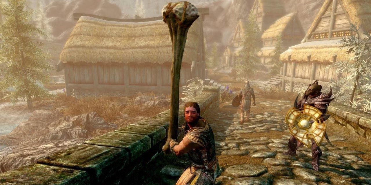 The Best Unconventional Weapons In Skyrim   Ezgifcom Gif Maker (32) Cropped 