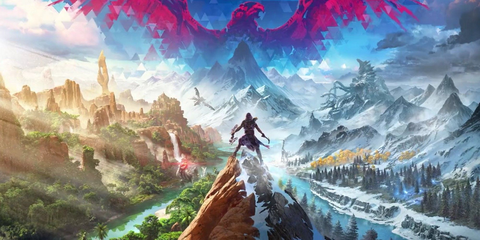 Horizon: Call of the Mountain cover art with Ryas at the center