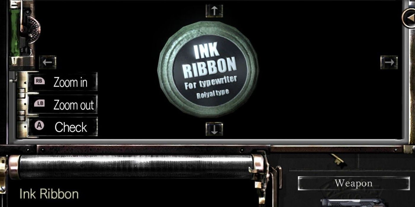 Ink ribbon resident evil что это