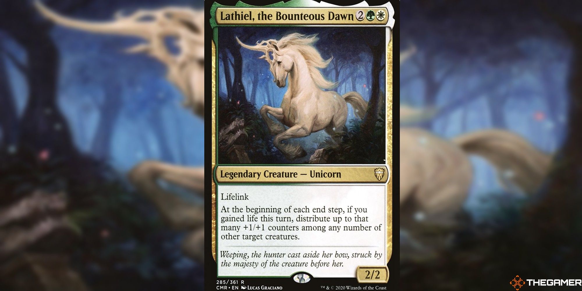 lathiel the bounteous dawn full card and art background