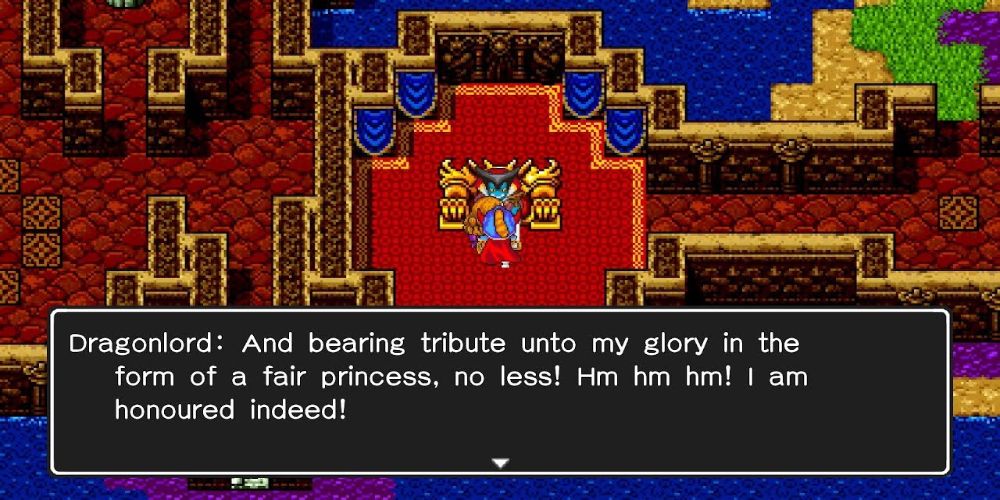 Dragon Quest bringing princess to the Dragonlord